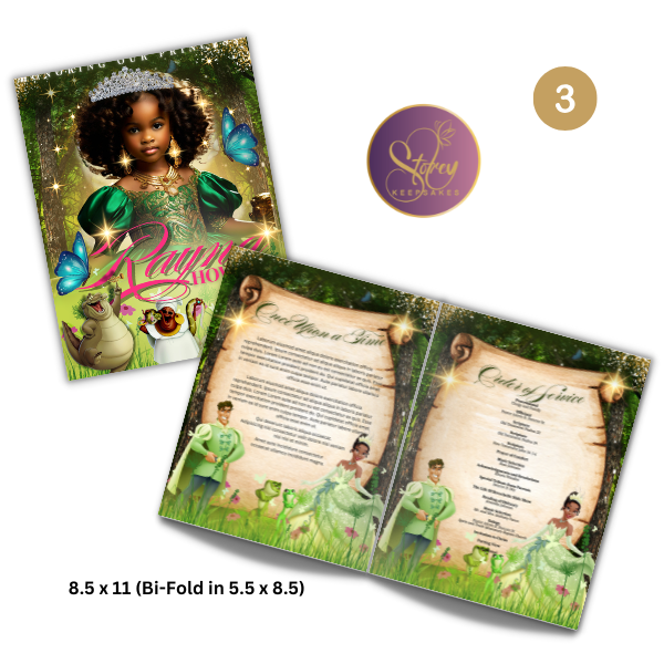 Custom Children’s Memorial Obituary Program